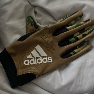 Emmanuel Sanders signed Bape glove